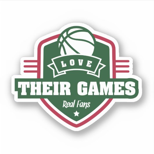 Basketball NBA Milwaukee Bucks Retro Team Farbe Aufkleber (Vorderseite)