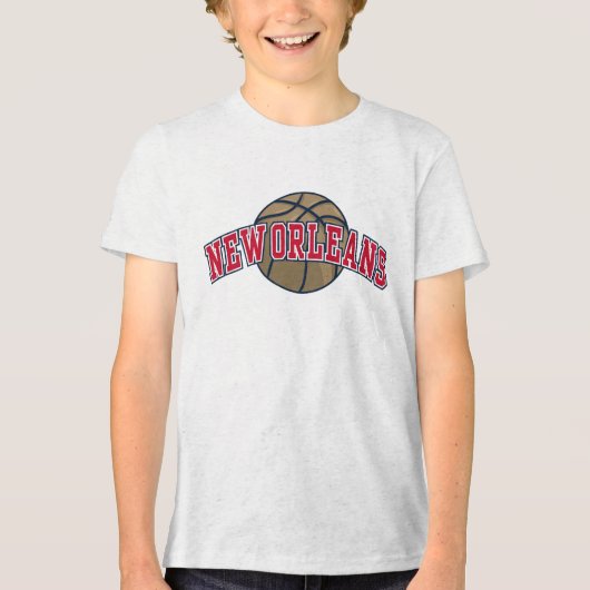 Basketball NBA New Orleans Pelicans Tri-Blend Shirt (Vorderseite)