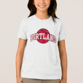 Basketball NBA Portland Trail Blazers Tri-Blend Shirt (Vorderseite)