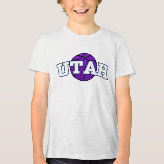 Basketball NBA Utah Jazz Tri-Blend Shirt (Vorderseite)