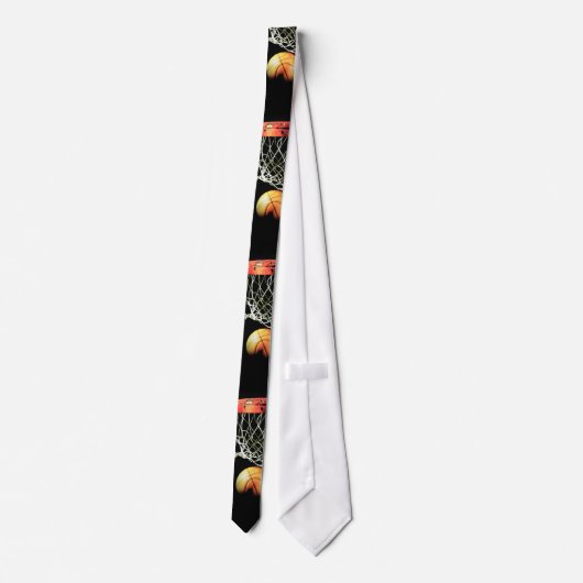 Basketball Neck Tie Krawatte (Rückseite)