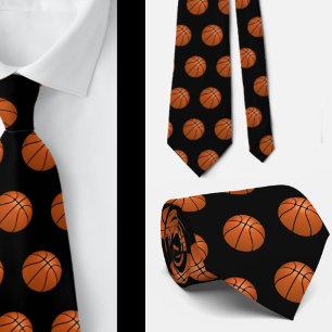 Basketball Neck Tie - Lässiger Sportnecker Krawatte