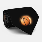 Basketball Neckwear Krawatte (Gerollt)