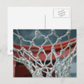 Basketball-Netz Postkarte (Vorne/Hinten)