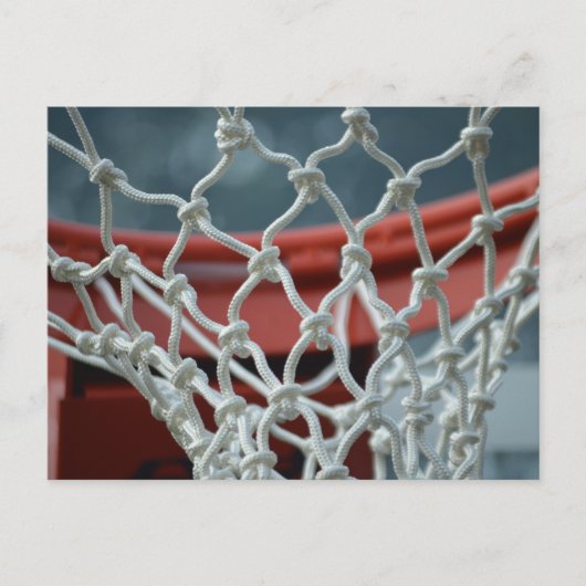Basketball-Netz Postkarte (Vorderseite)