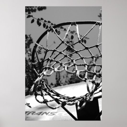 Basketball-Netzwerkanzeige Poster (Vorne)