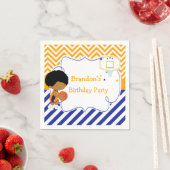 Basketball Niedlich American Birthday Party Serviette (Beispiel)