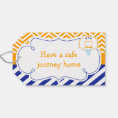 Basketball Niedlicher Afroamerikaner Junge "Ich bi Geschenkanhänger (Rückseite Horizontal)