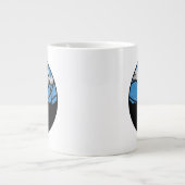 Basketball Night Sky Mug Jumbo-Tasse (Vorderseite)