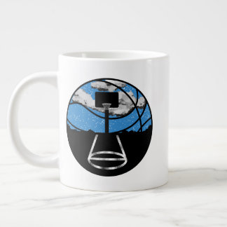 Basketball Night Sky Mug Jumbo-Tasse