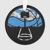 Basketball Night Sky Ornament (Vorderseite)