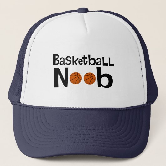 Basketball-Noob Truckerkappe (Vorderseite)