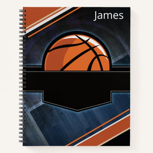 Basketball-Notebook-Abdeckung für Jungen Notizblock (Vorderseite)