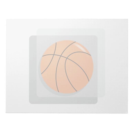 Basketball Notizblock (Vorderseite)