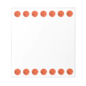 Basketball Notizblock (Vorderseite)