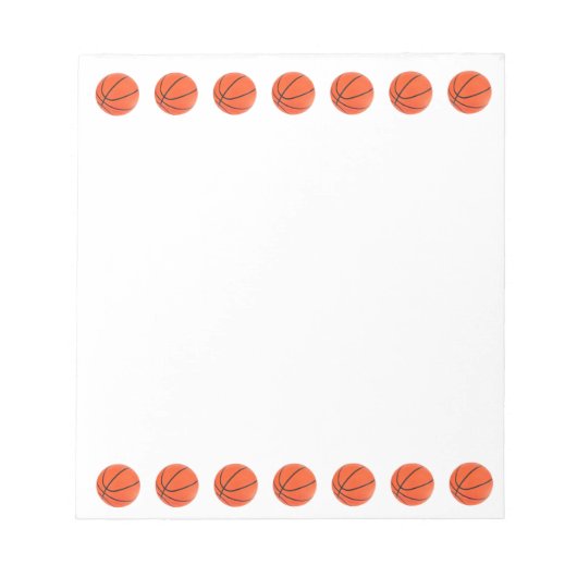 Basketball Notizblock (Vorderseite)