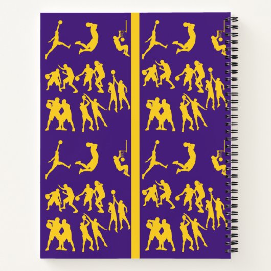 Basketball Notizblock (Rückseite)