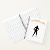 Basketball-Notizbuch mit Name und Trikot # Notizblock (Innenseite)