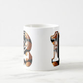 Basketball Nummer 12 Bild Logo, Kaffeetasse (Mittel)