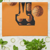 Basketball Nummer eins, Geschirrtuch (Gefaltet)