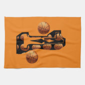 Basketball Nummer eins, Geschirrtuch (Horizontal)