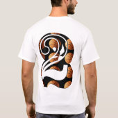 Basketball Nummer zwei, Logo, T-Shirt (Rückseite)