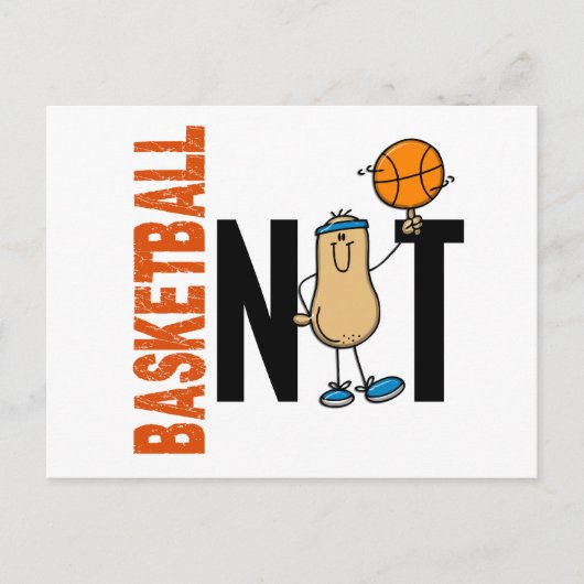 Basketball-Nut 1 Postkarte (Vorderseite)