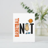 Basketball-Nut 1 Postkarte (Stehend Vorderseite)