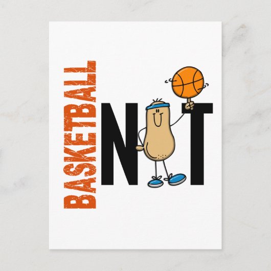 Basketball-Nut 1 Postkarte (Vorderseite)