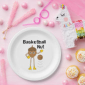 Basketball-Nut Pappteller (Party)