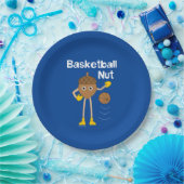 Basketball-Nut Pappteller (Party)