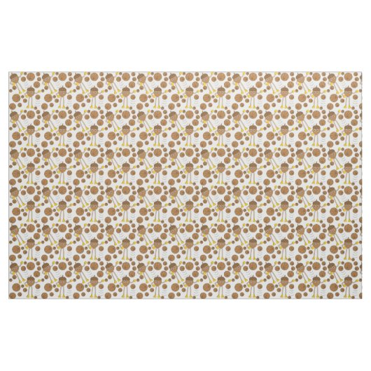 Basketball Nut Pattern Stoff (Yard (91,4 cm))