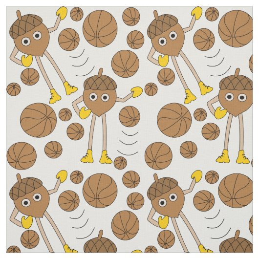 Basketball Nut Pattern Stoff (Muster)