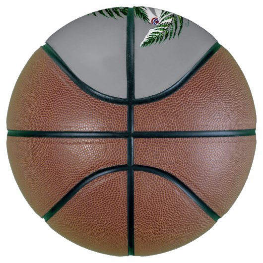 Basketball NZ Aotearoa Fern Design (Rechts)