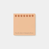 Basketball O Border Post-it Klebezettel (Vorderseite)