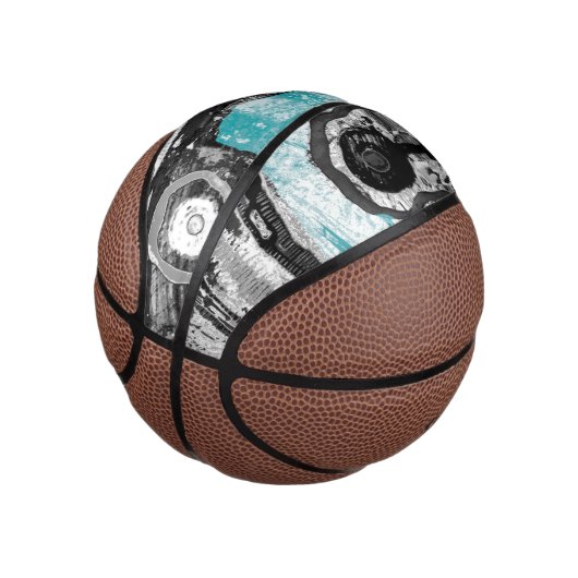 Basketball - Oberflächenströmung – Abstrakter Flus (angewinkelt)