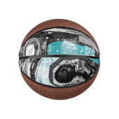 Basketball - Oberflächenströmung – Abstrakter Flus (Vorderseite)