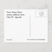 Basketball, offene Postkarte (Rückseite)