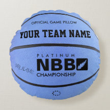 BASKETBALL OFFIZIELL GAME PILLOW Blue m bl
