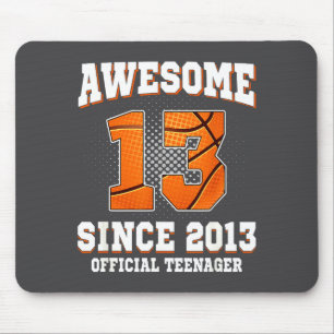 Basketball Offiziell Teenager Seit 2013 13. Spaß Mousepad