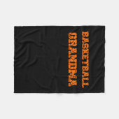 Basketball Oma 1 Fleecedecke (Vorderseite (Horizontal))