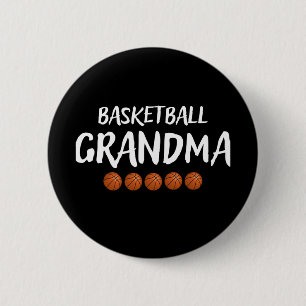 Basketball Oma Großmutter Grammy Nana Mimi Button