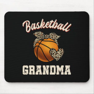 Basketball Oma Leopard Basketball Spieler Mousepad