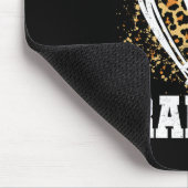 Basketball Oma Leopard Herz Mousepad (Ecke)