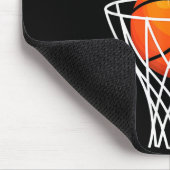 Basketball Oma Nana Basketballkorb Mütter Da Mousepad (Ecke)