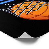 Basketball Oma Poster (Ecke)
