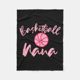 Basketball Oma süße Mutter Großmutter Sport Oma Fleecedecke