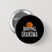 Basketball Oma Team Sportfan Button (Vorne & Hinten)