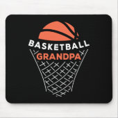 Basketball Opa Bball Lover Bester Großvater Ev Mousepad (Vorne)