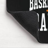 Basketball Opa Team Sportfan Mousepad (Ecke)